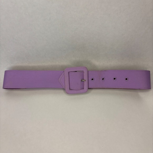 Unbranded Vintage 70s Women's 4 Belt Lavender‎ Purple Plain Mod Disco Coquette - Picture 1 of 8
